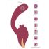 Javida - Vibrador 2en1 con lengua (rojo)
