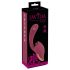 Javida - vibrador 2 en 1 con lengua (rojo)