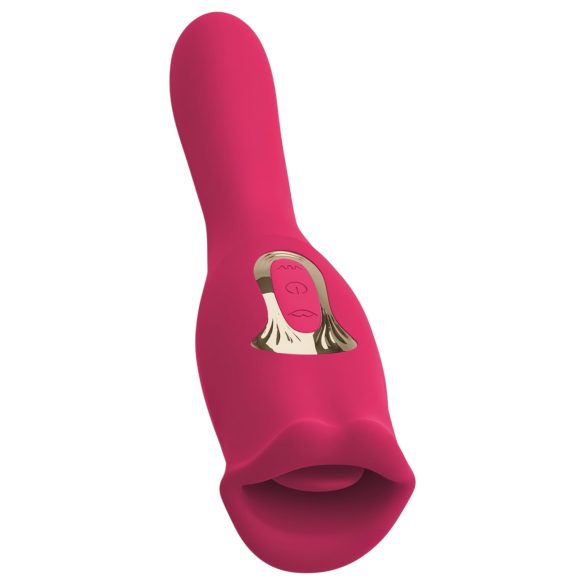 You2Toys - Vibrador 2 en 1 con lengua (rosa)