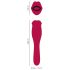 You2Toys - Vibrador 2 en 1 con lengua (rosa)