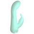 Cuties Mini 4 - vibrador conejo recargable, impermeable (verde)