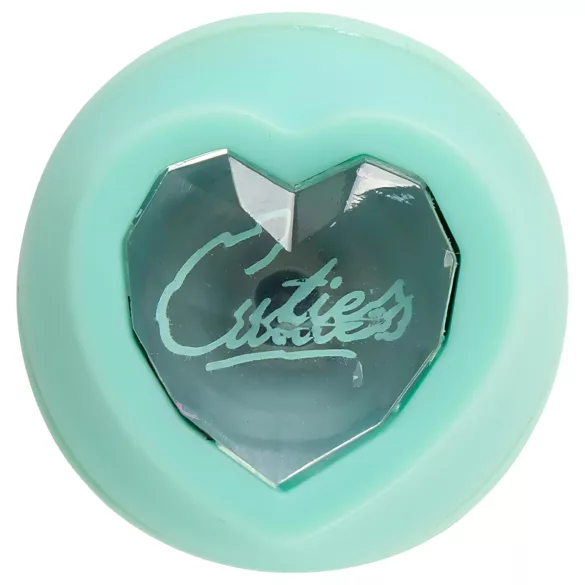 Cuties Mini 4 - vibrador recargable impermeable conejito - silicona verde