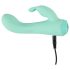 Cuties Mini 4 - vibrador conejo recargable, impermeable (verde)