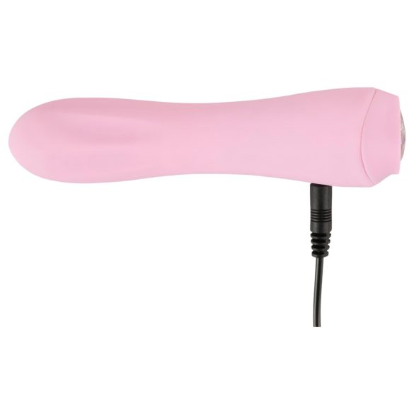 Cuties Mini 4 - vibrador recargable impermeable silicona rosa
