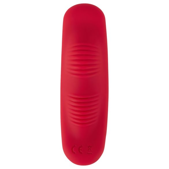 Smile - vibrador con mando para braguita - recargable - rojo