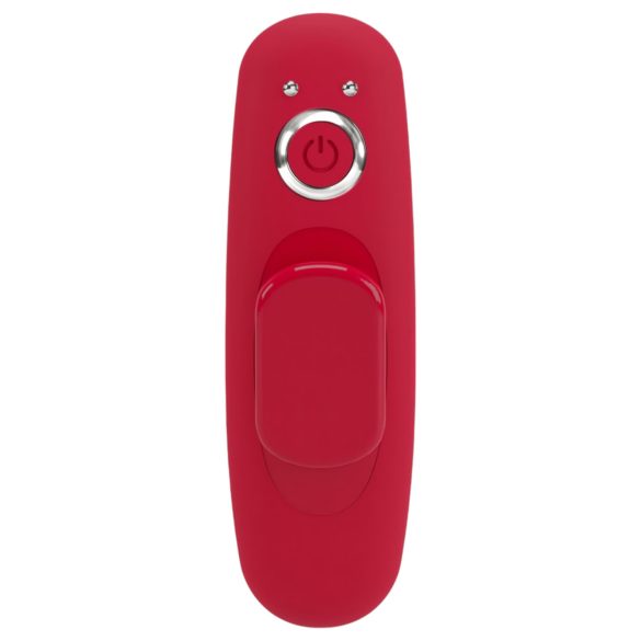 Smile - vibrador con mando para braguita - recargable - rojo