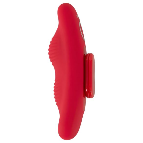 Smile - vibrador con mando para braguita - recargable - rojo