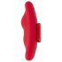 Sonrisa - vibrador inalámbrico y con radio tipo tanga (rojo)