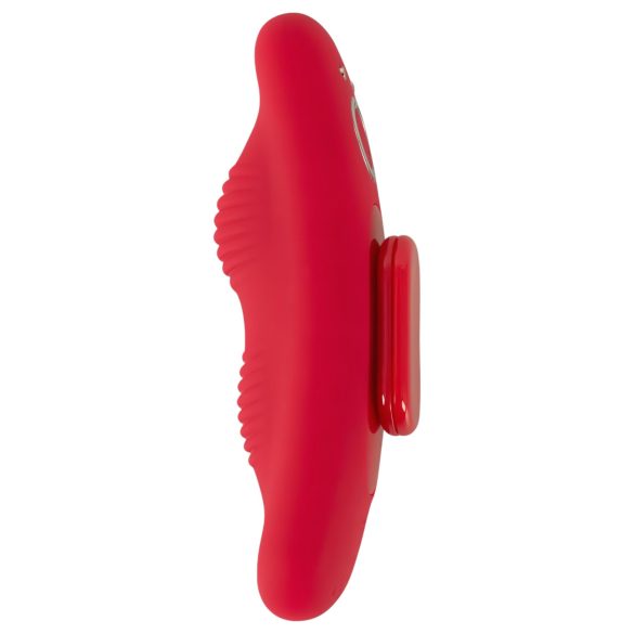 Smile - vibrador con mando para braguita - recargable - rojo