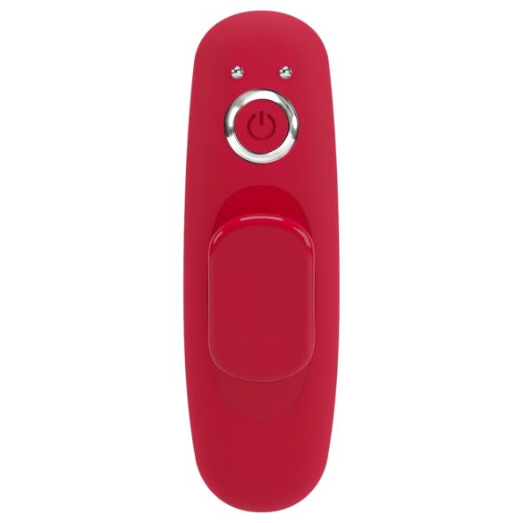 Smile - vibrador con mando para braguita - recargable - rojo