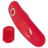 Sonrisa - vibrador inalámbrico y con radio tipo tanga (rojo)