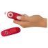 Sonrisa - vibrador inalámbrico y con radio tipo tanga (rojo)
