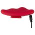 Sonrisa - vibrador inalámbrico y con radio tipo tanga (rojo)