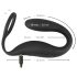 Anillo vibrador y plug anal Black Velvet (negro)