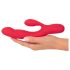 Vibrador Smile Thumping Rabbit 3 motores recargable (rojo)