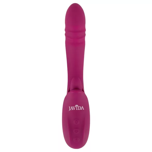 Javida - Vibrador con movimiento y lengua - silicona lila