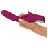 Javida Movimiento & Placer - vibrador con lengua y empuje (lila)