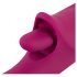 Javida Licking & Thrusting - vibrador con lengua y empuje (lila)