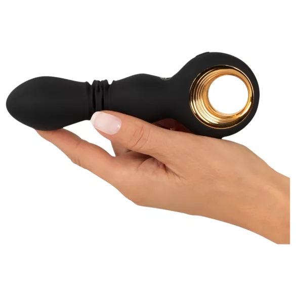 Eternal - vibrador empujador potente - silicona negra