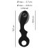 Eternal - vibrador de punto G inflable (negro)