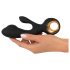 Eternal - Vibrador negro con estimulador de clítoris inflable