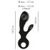 Eternal - Vibrador negro con estimulador de clítoris inflable