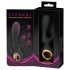 Eternal - Vibrador negro con estimulador de clítoris inflable