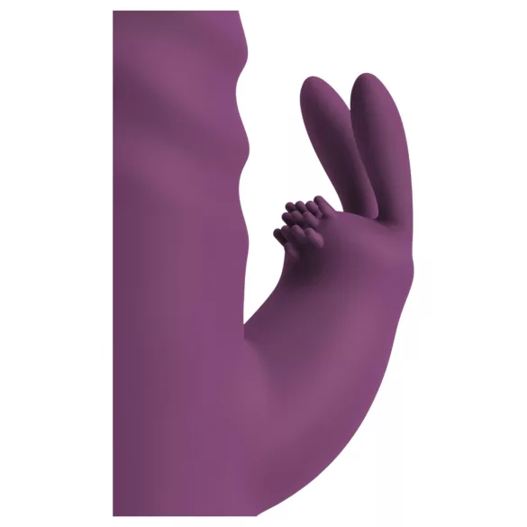 Javida - Vibrador con doble estimulación y movimiento - silicona lila