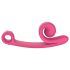 Snail Vibe Curve - Vibrador 2en1 para clítoris (rosa)
