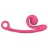 Snail Vibe Curve - Vibrador 2en1 para clítoris (rosa)