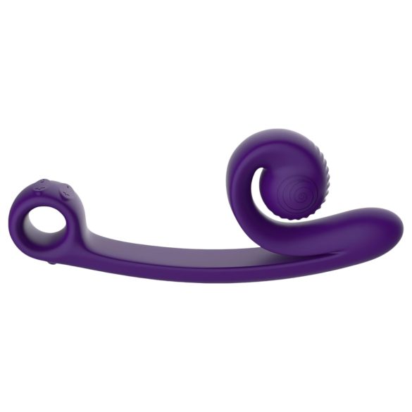 Snail Vibe Curve - 2en1 estimulador de clítoris vibrador (morado)