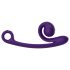 Snail Vibe Curve - 2en1 estimulador de clítoris vibrador (morado)