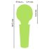 You2Toys Mini Wand - vibrador masaje recargable (verde)