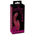 Javida - Vibrador 3en1 con lengua (rojo)