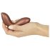 Sonrisa - Mini vibrador flexible para punto G (bronce)