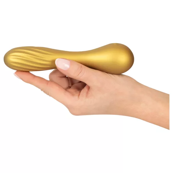 Sweet Smile - Mini vibrador metálico (amarillo)