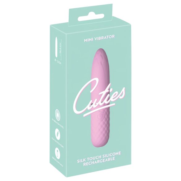 Cuties - vibrador mini - recargable - silicona rosa