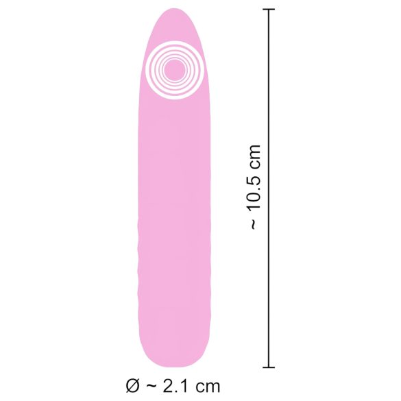 Cuties - vibrador mini - recargable - silicona rosa