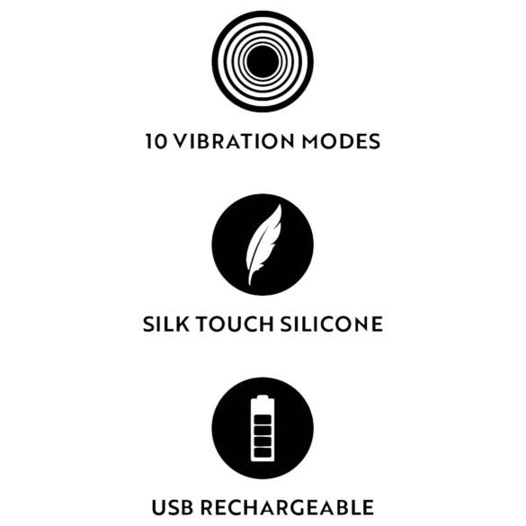 Cuties - vibrador mini - recargable - silicona rosa