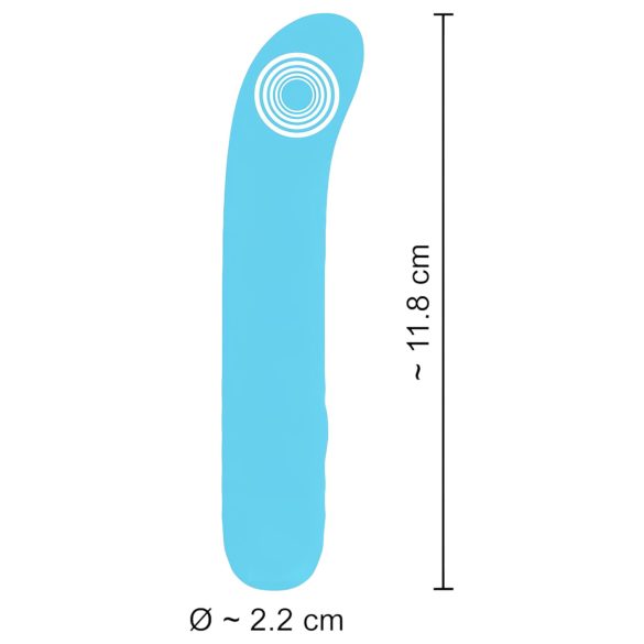 Cuties - mini vibrador punto G - compacto - silicona turquesa