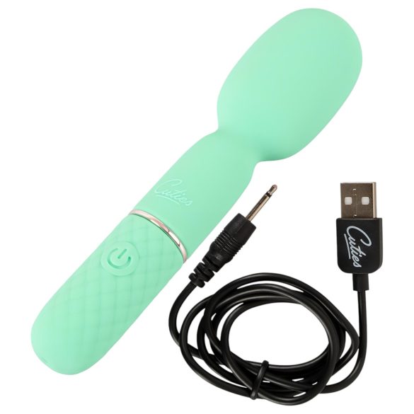Cuties - mini vibrador masajeador - compacto - silicona menta