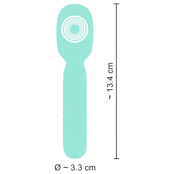 Cuties - mini vibrador masajeador - compacto - silicona menta