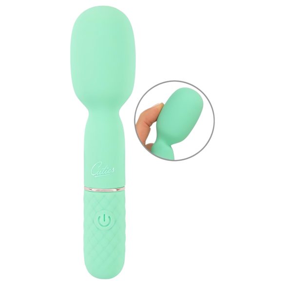 Cuties - mini vibrador masajeador - compacto - silicona menta