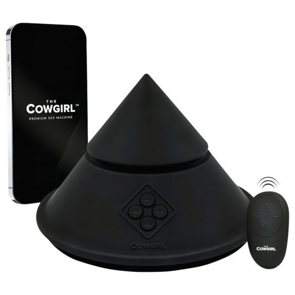 The Cowgirl Cone - inteligente máquina sexual con accesorios (negro)