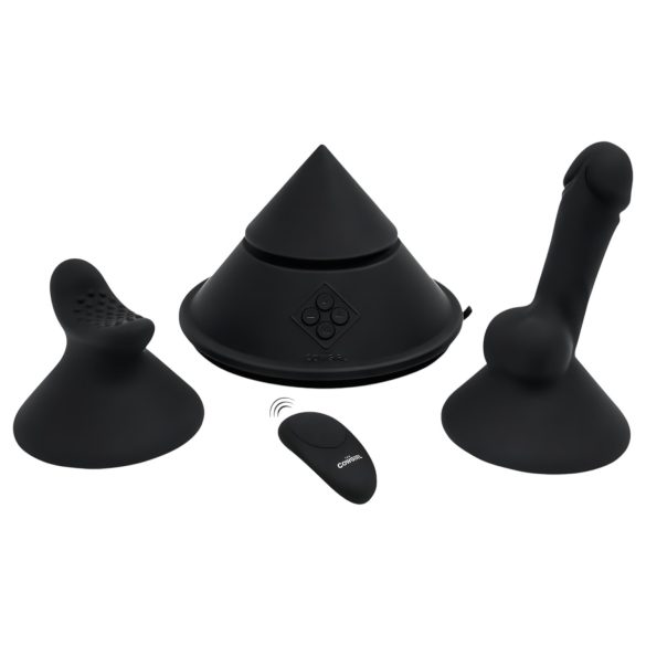 The Cowgirl Cone - máquina sexual inteligente - varios accesorios - negro