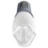 LUX Active First Class - masturbador con cabeza giratoria (blanco-gris)