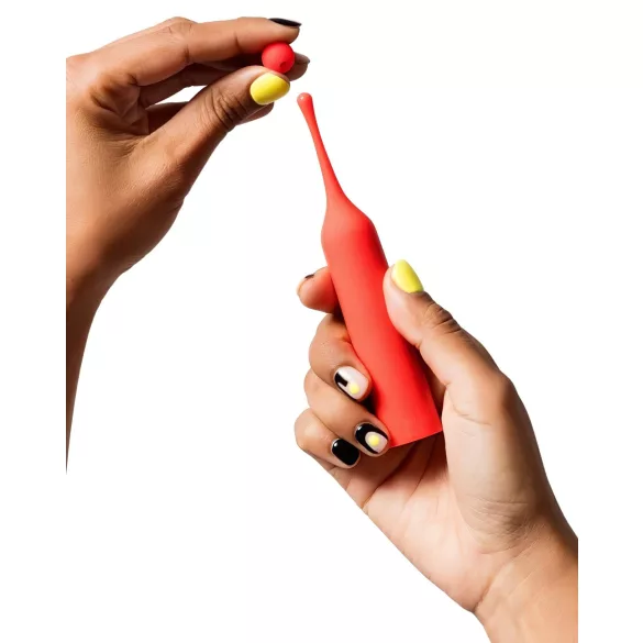 ROMP Pop - mini vibrador para clítoris - silicona roja