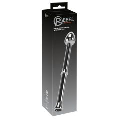 Rebel - vibrador prostático de metal (plata)