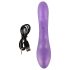 Smile - vibrador con estimulador de clítoris (lila)