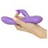 Smile - vibrador con estimulador de clítoris (lila)